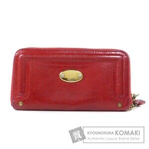Chloe Round Zip Long Wallet Leather